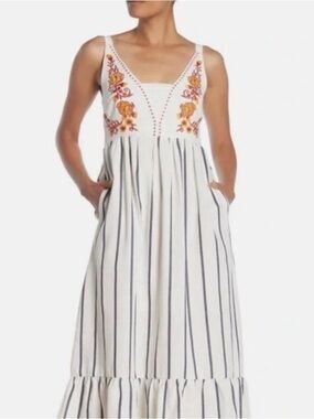 Mello Day Embroidered Maxi Dress